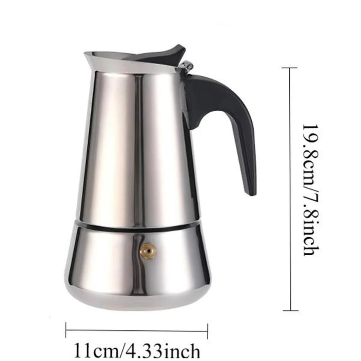 cafeteira italiana inox