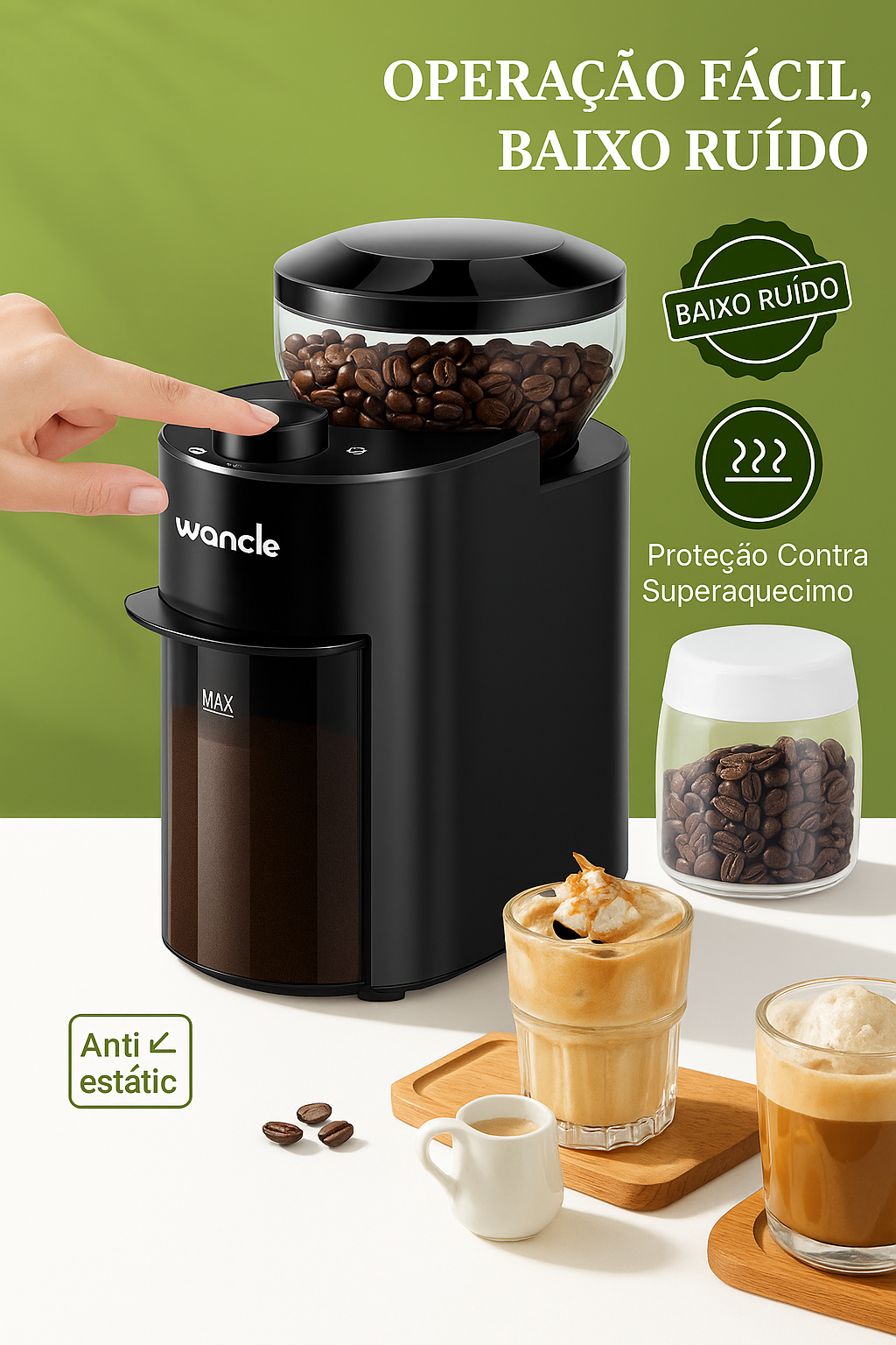 moedor de café profissional