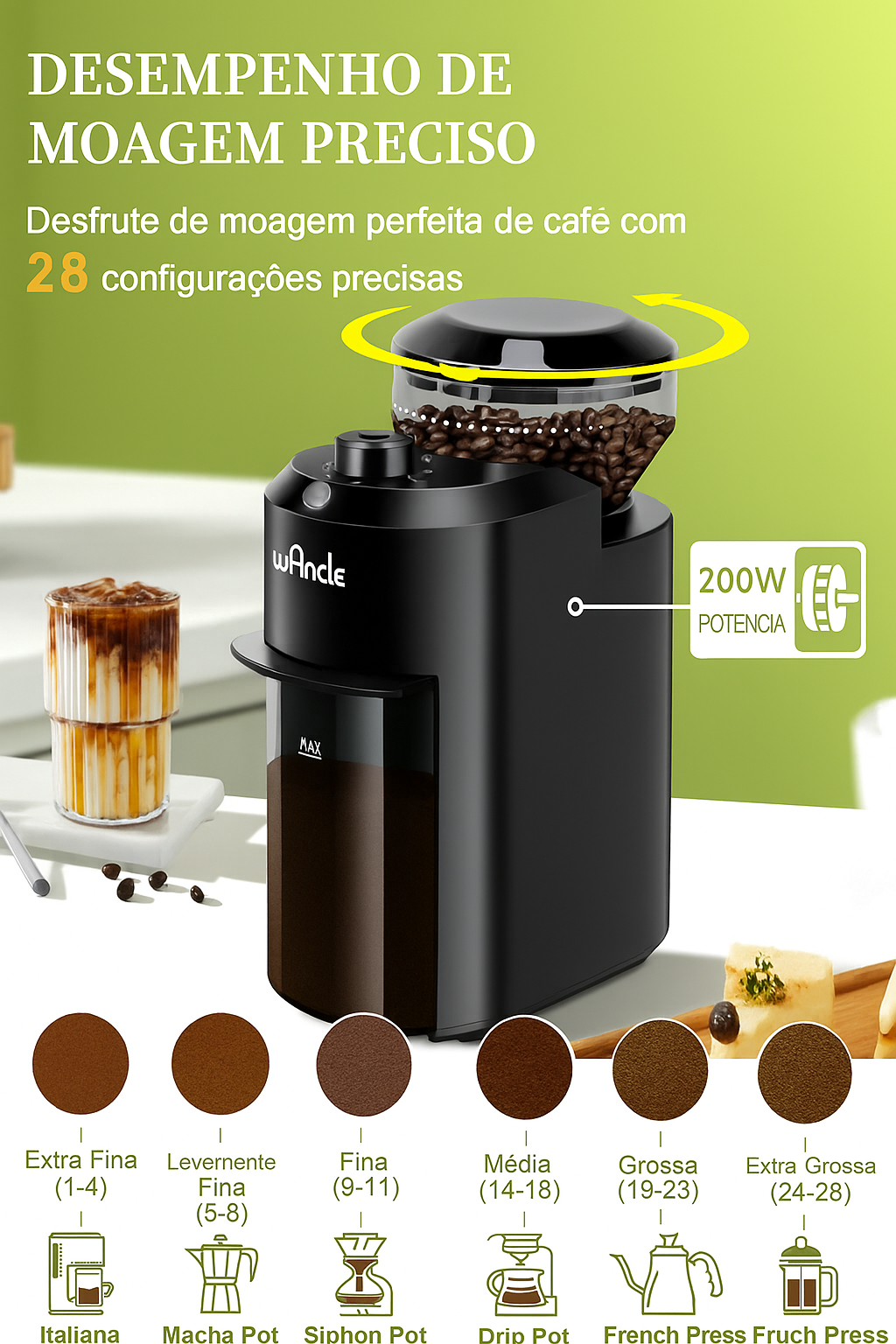 moedor de café eletrico