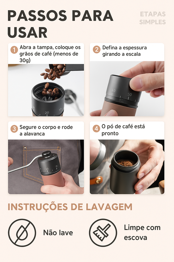moedor de café manual