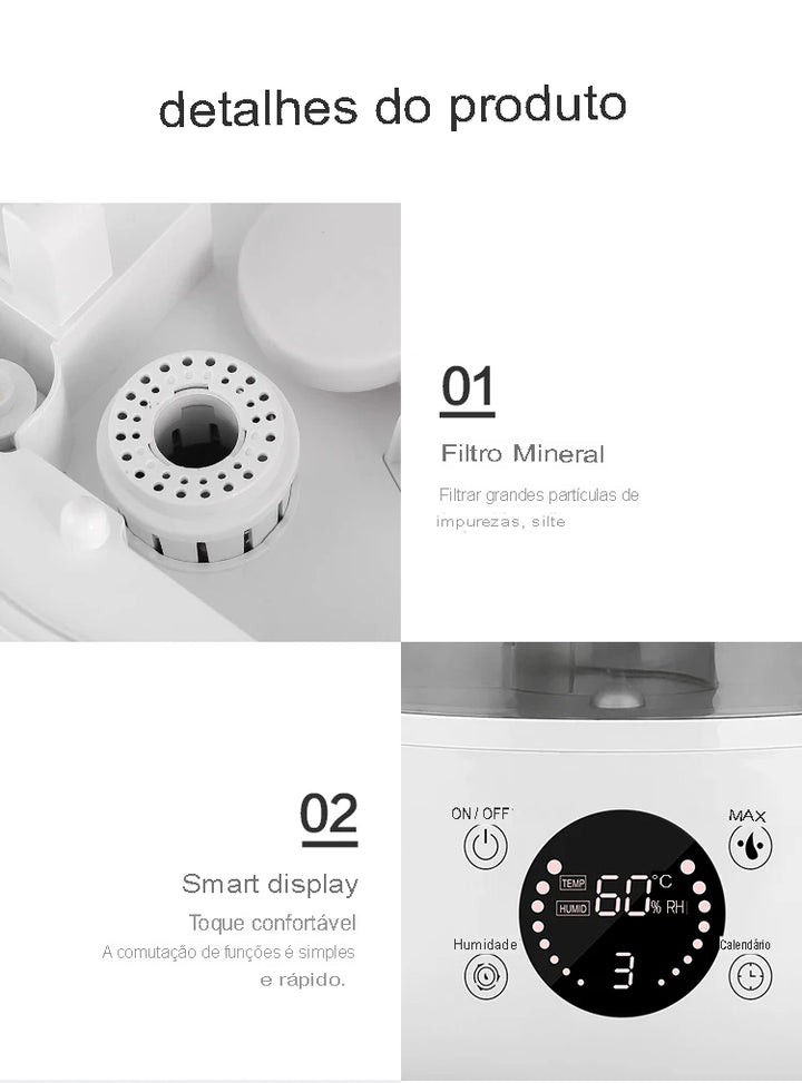 umidificador portátil