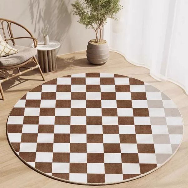 tapete redondo para quarto