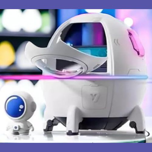 Umidificador de Ar Cápsula Espacial Astronauta